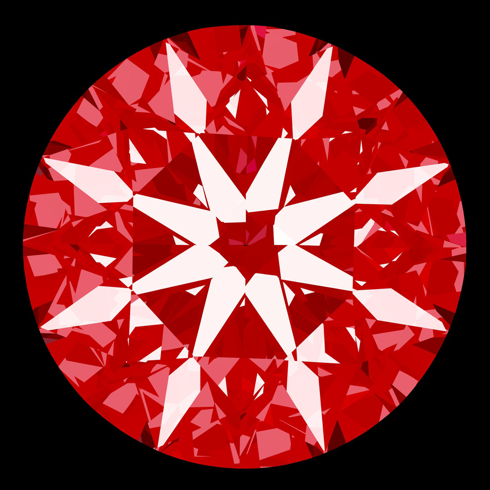 0.61ct Round F IF Natural Diamond