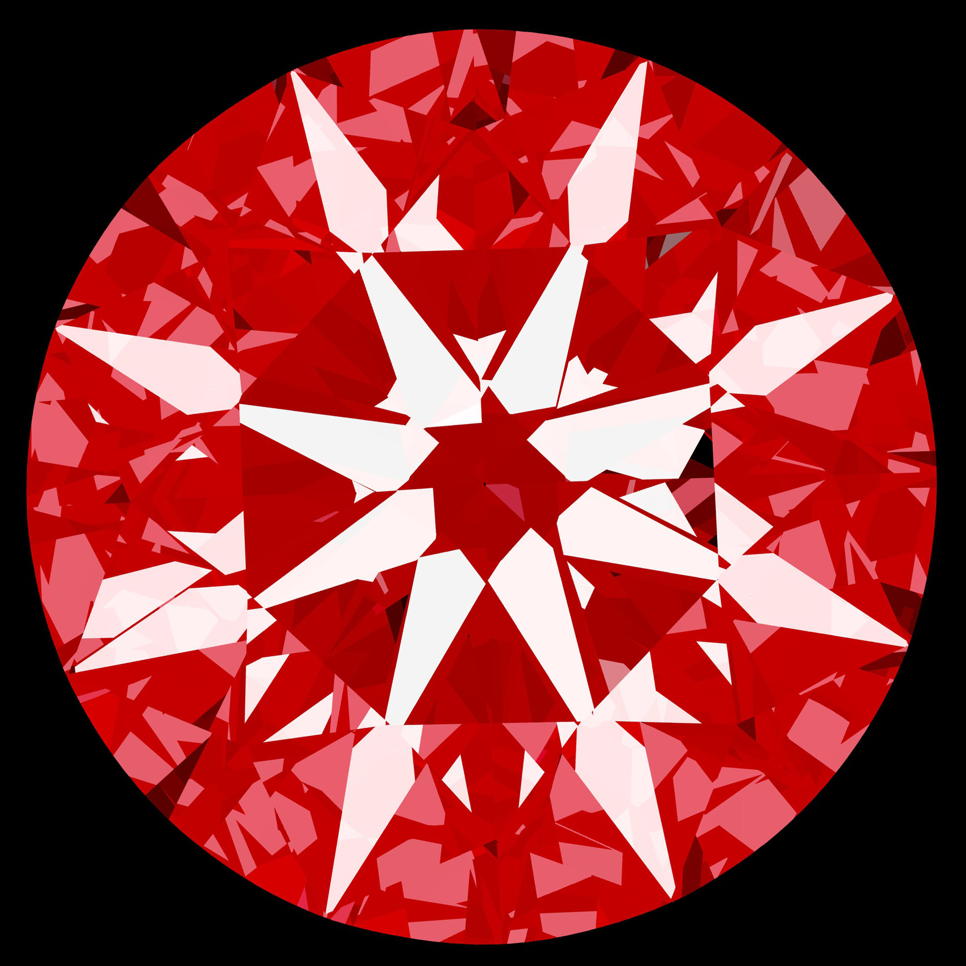 0.58ct Round F IF Natural Diamond