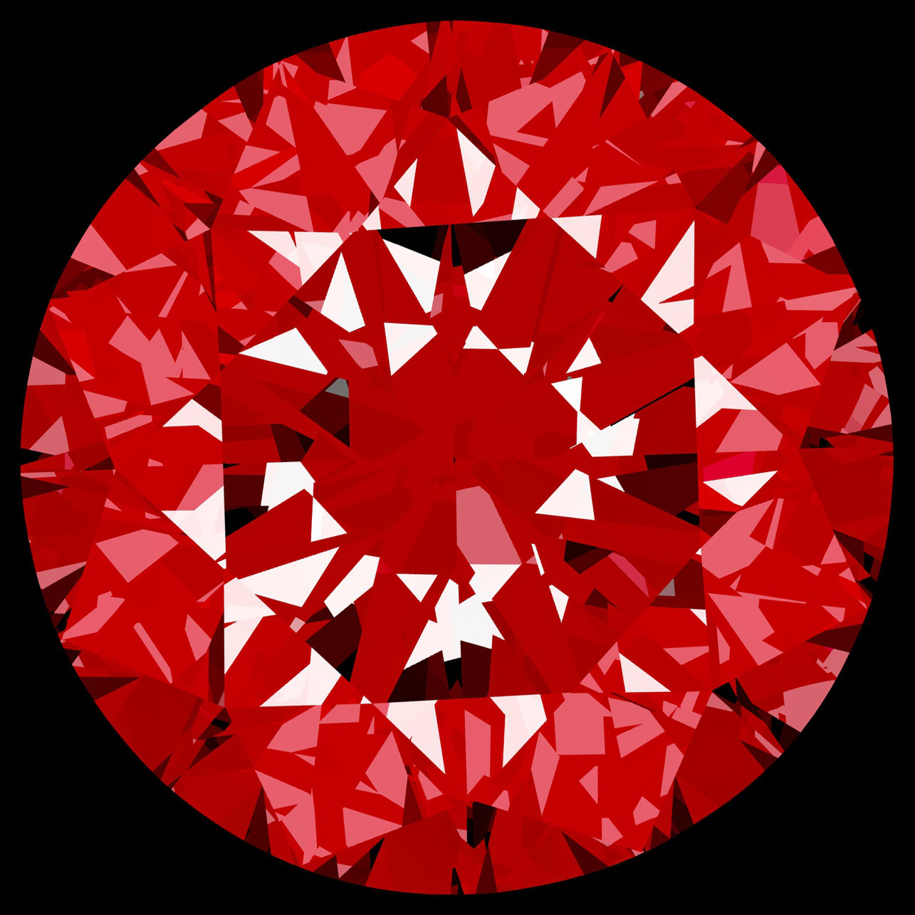0.76ct Round I IF Natural Diamond