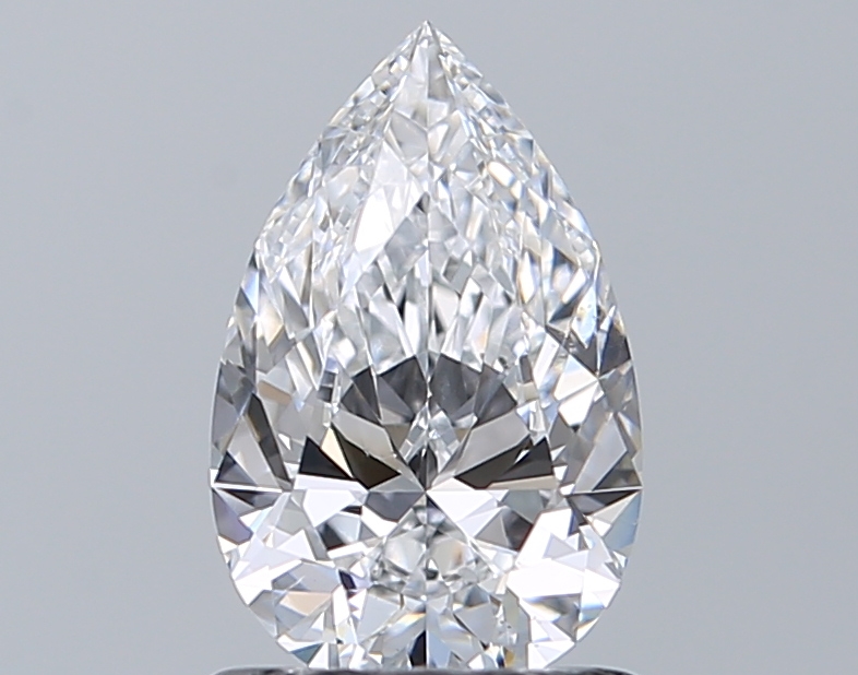 1.00 Carat D VS2 梨形 - Pear None 天然鑽石 GIA6502316156