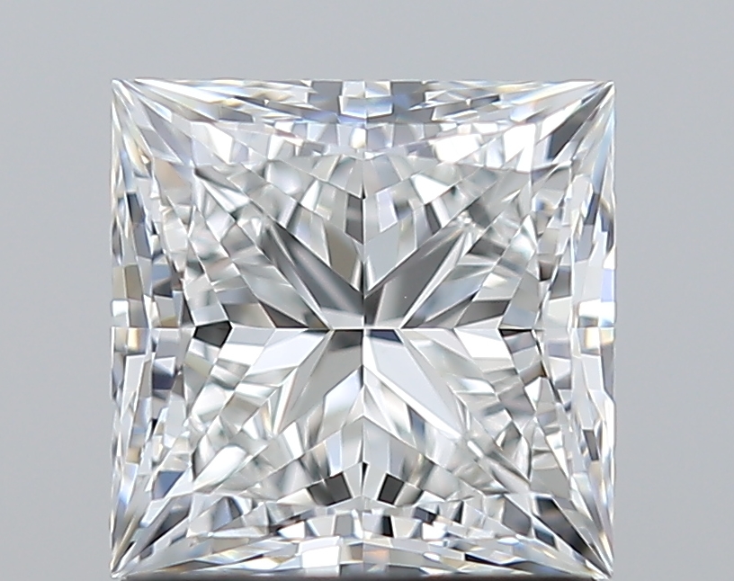 1.53 Carat F VVS2 公主方 - Princess Cut None 天然鑽石 GIA7518278534