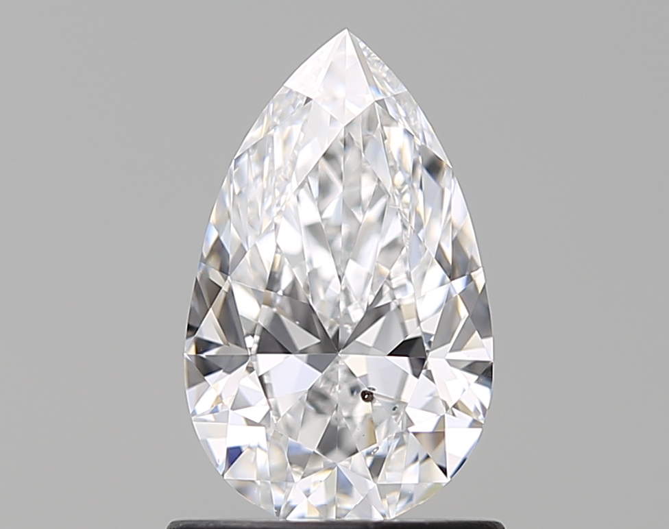 1.00 Carat D SI1 Pear None Natural Diamond GIA6505993423