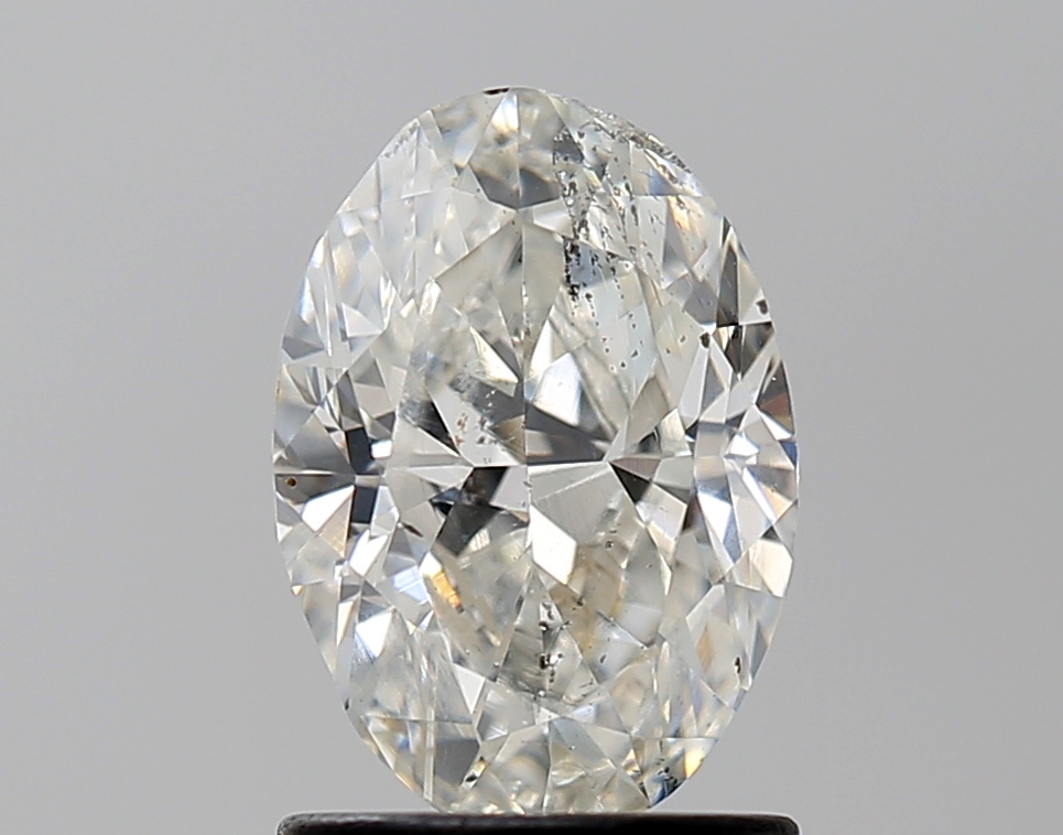 1.20 Carat H SI2 Oval Faint Natural Diamond GIA2507862145