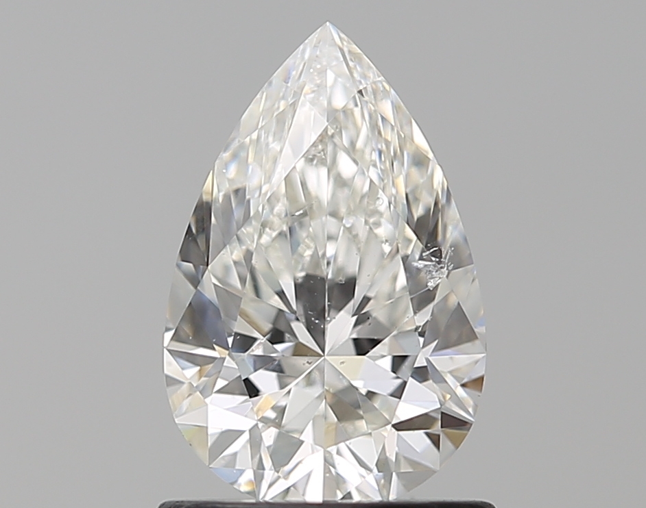 1.01克拉 H色 SI2級 天然梨形鑽石 | GIA2557496366