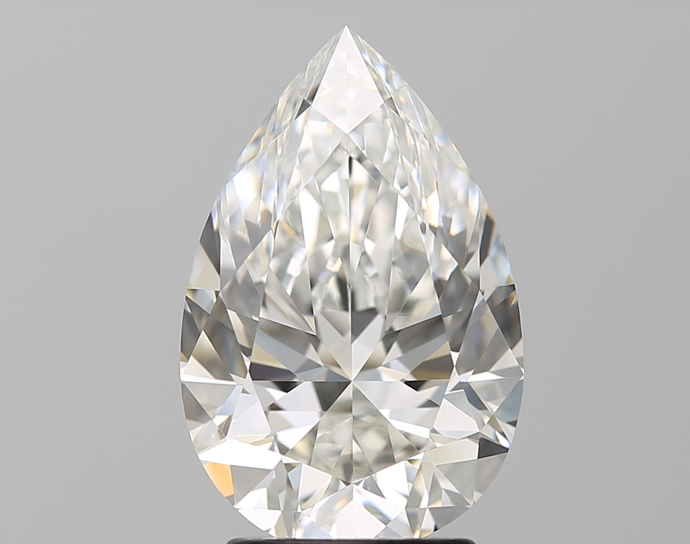 3.09 Carat H VVS2 梨形 - Pear None 天然鑽石 GIA1513140988