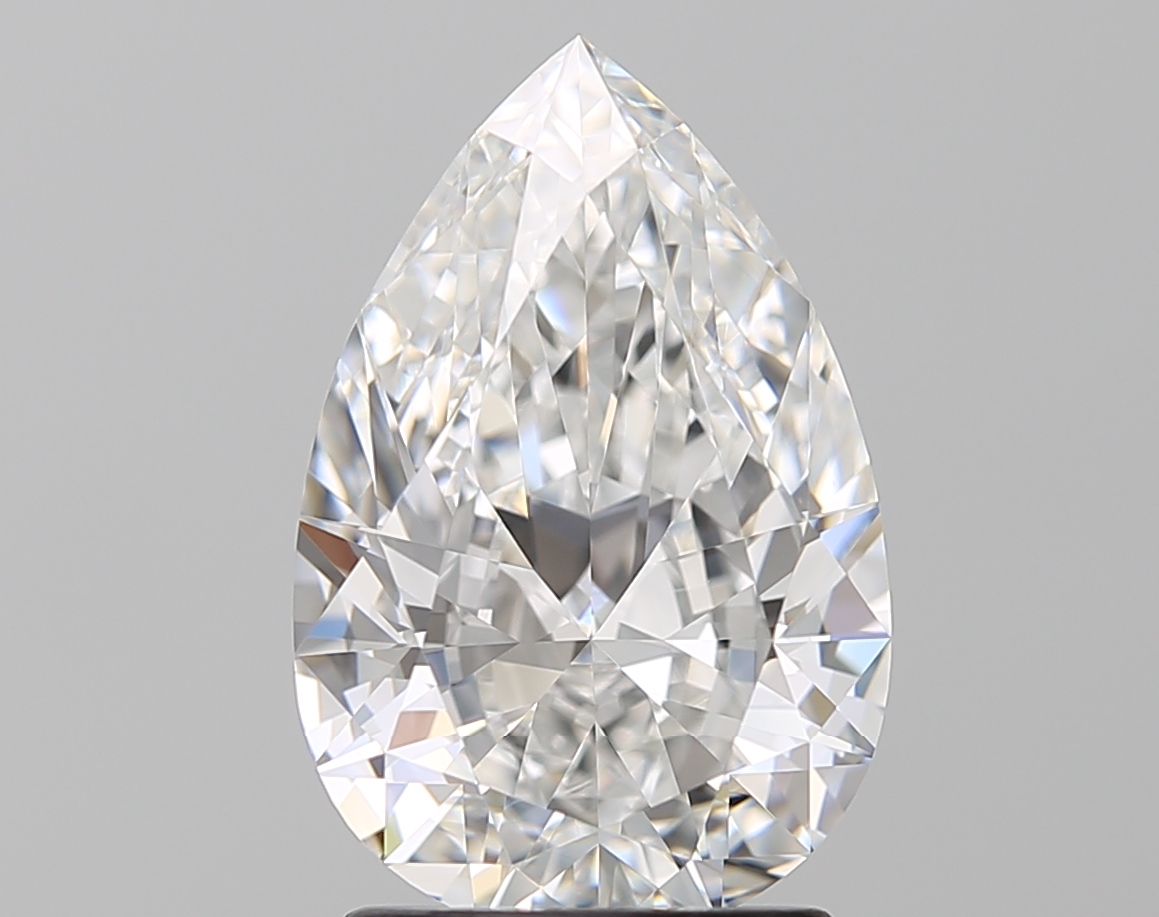 2.01 Carat E VVS2 梨形 - Pear None 天然鑽石 GIA2497526006