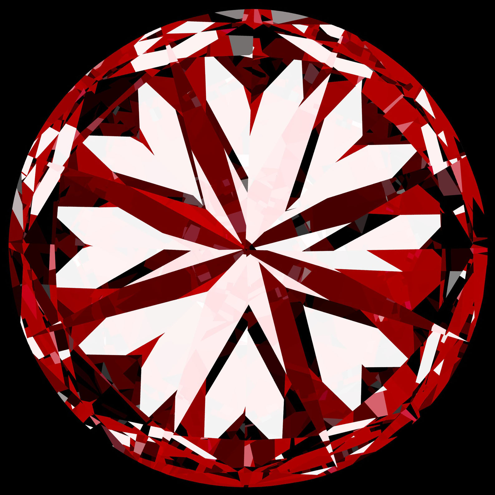 0.76ct Round I IF Natural Diamond