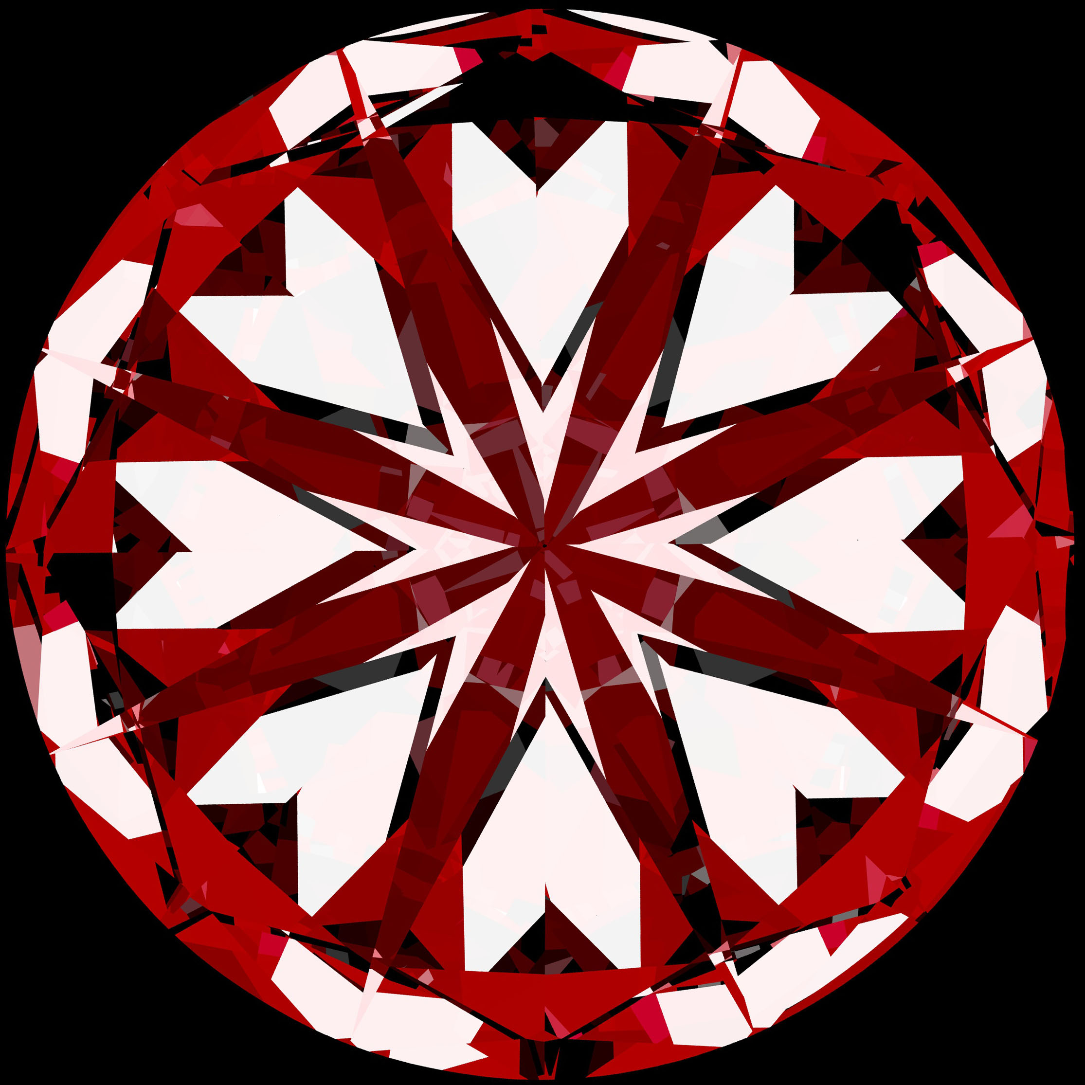 0.58ct Round F VVS1 Natural Diamond