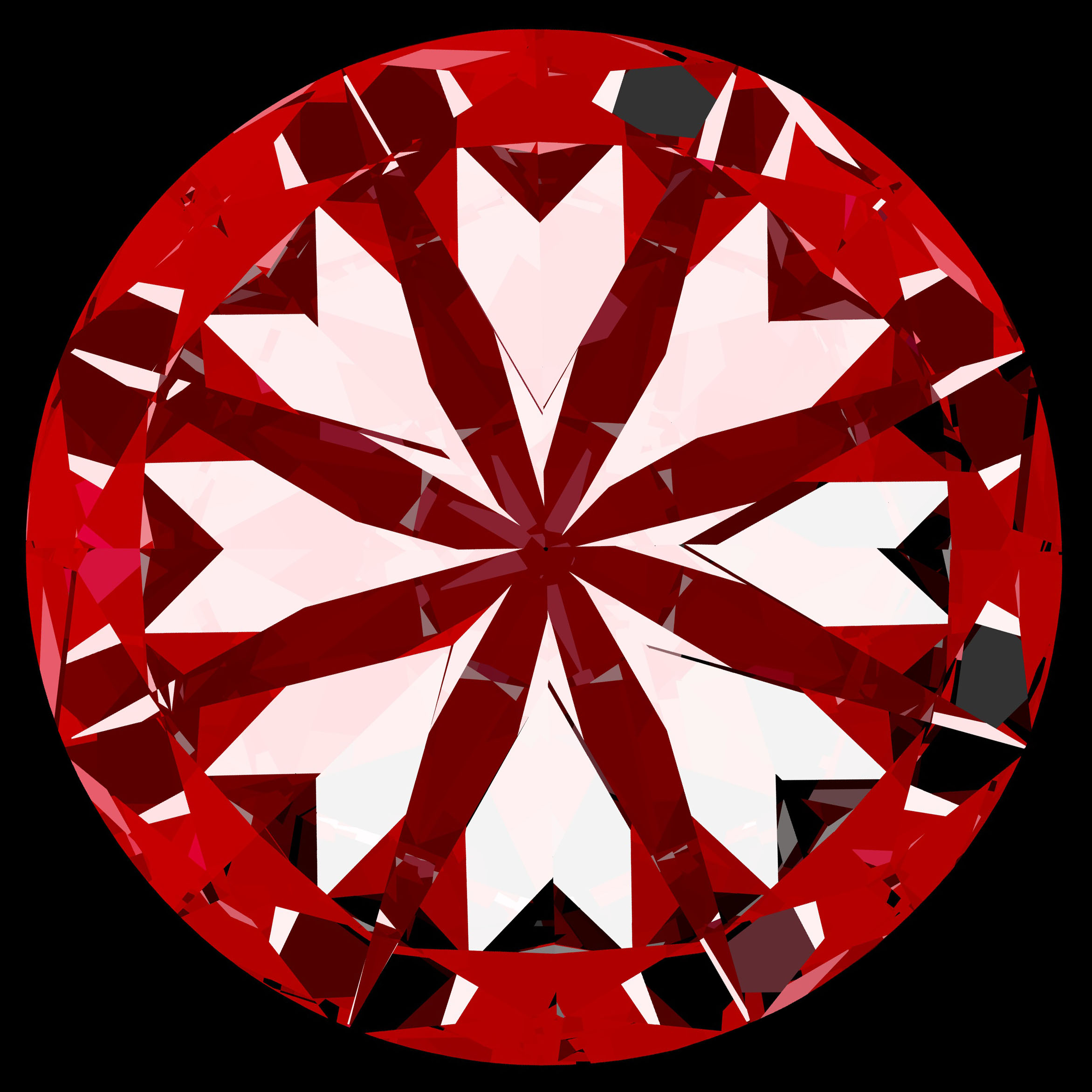 0.54ct Round F IF Natural Diamond