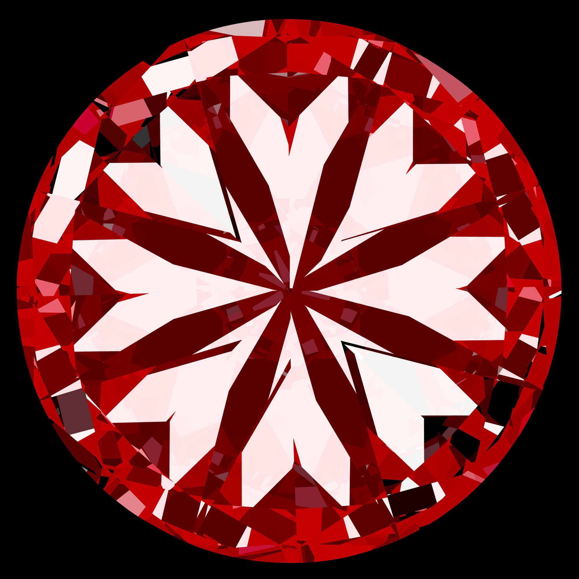 0.74ct Round I IF Natural Diamond