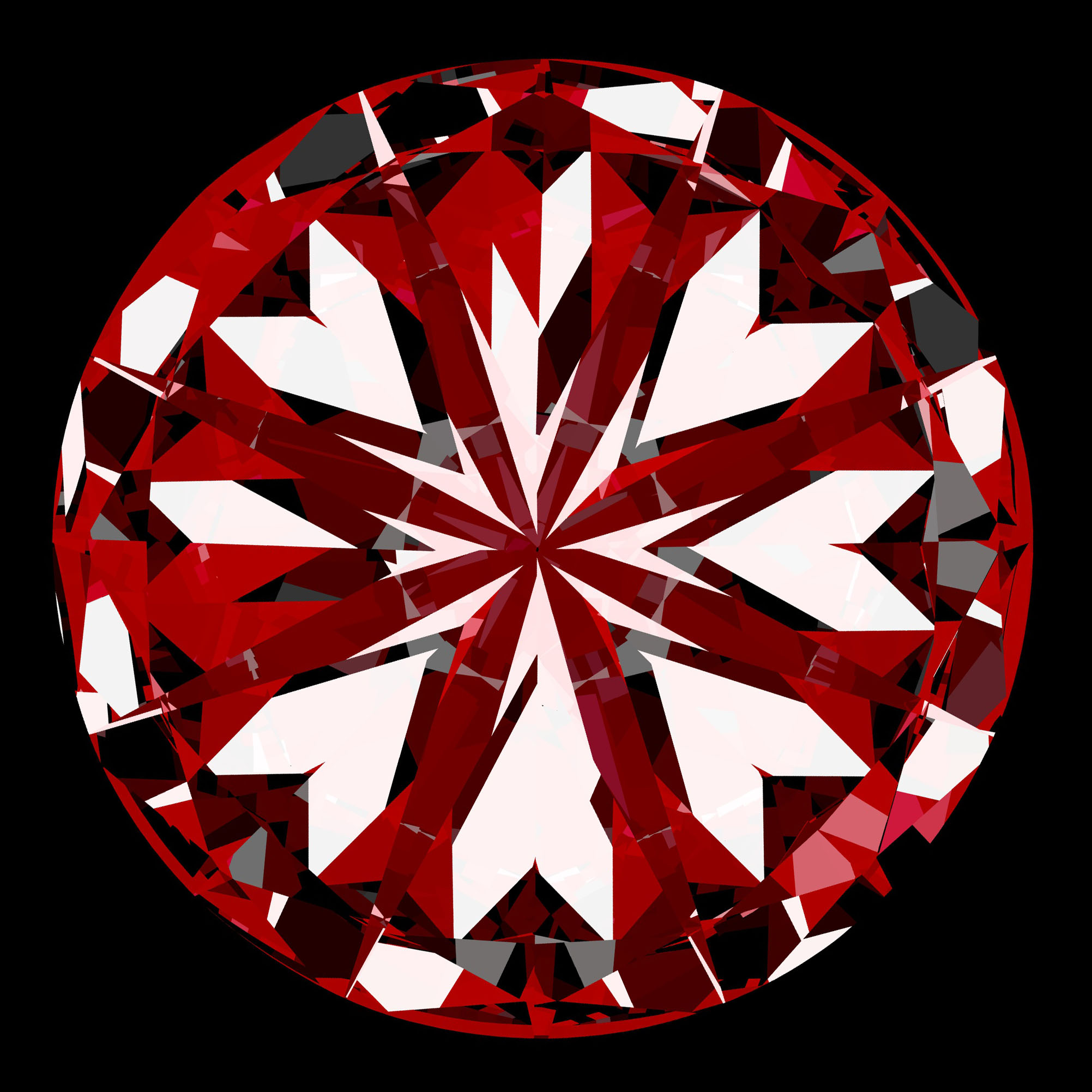 0.6ct Round F IF Natural Diamond